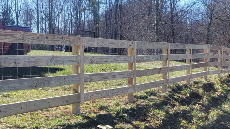 Covenant Builders Inc fence work photo